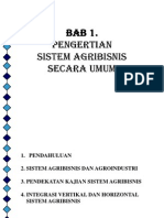 Bab 1 Pengertian Sistem Agribisnis Secara Umum 210213