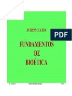 Fundamentos de La Bioetica