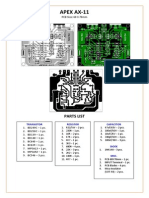 AX-11 PCB Parts List 60x70mm