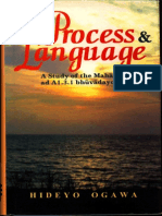 Process and Language A Study of The Mahabhashya - Hideyo Ogawa