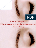 Ishiguro, Kazuo - Alles, Was Wir Geben Mussten PDF