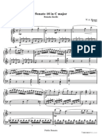 (Free Scores - Com) Mozart Wolfgang Amadeus Sonata Facile First Movement 7065