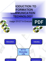 Usage of Ict in Every Day Life