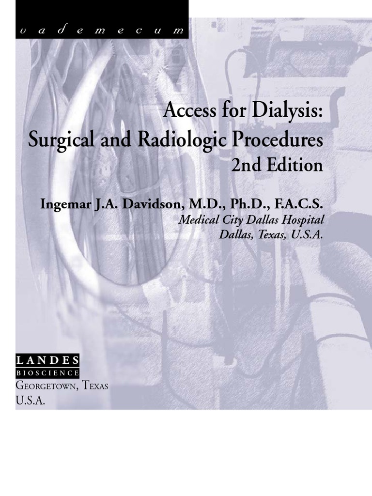 Access For Dialysis - Surgical and Radiologic Procedures | PDF ...