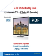 Panasonic 2012 PDP Troubleshooting Guide ST50 ST Series (TM)
