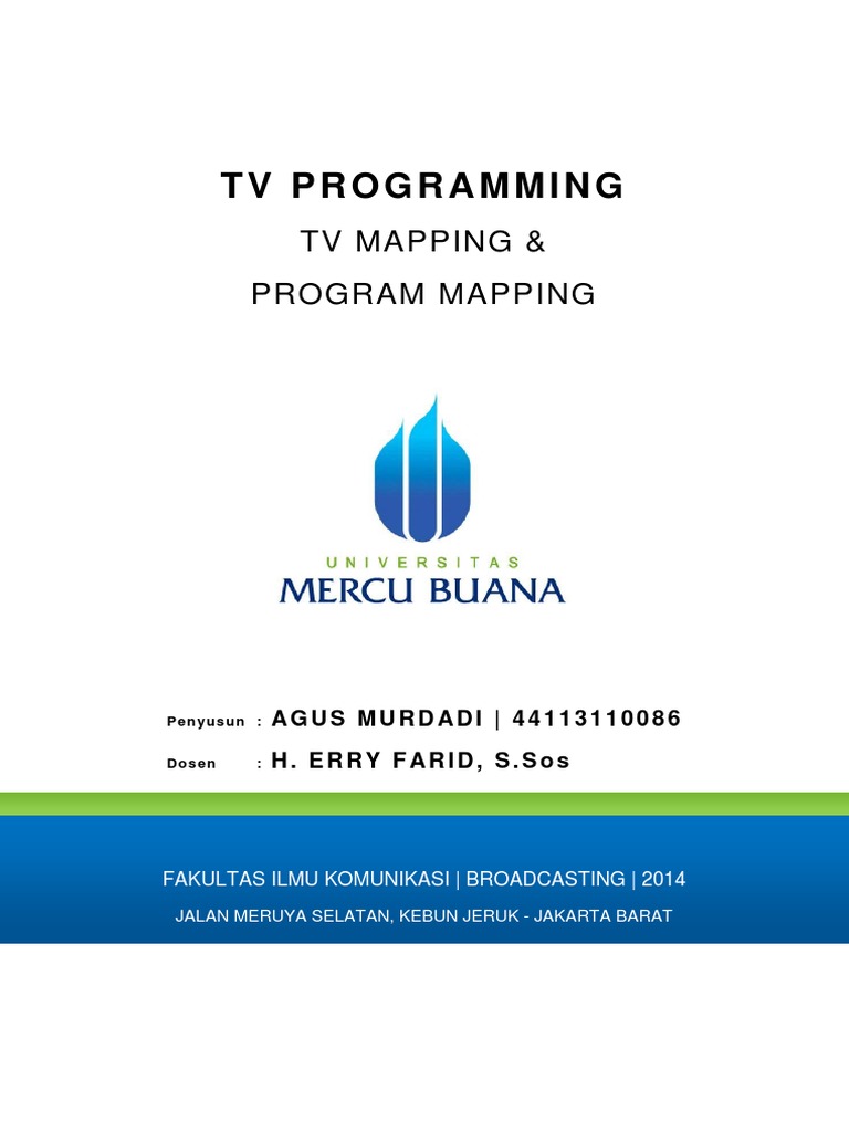 Makalah TV Programming | PDF