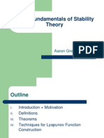 Some Fundamentals of Stability Theory: Aaron Greenfield