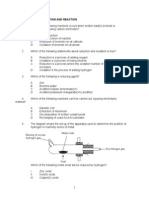 Oxidation and Reduction