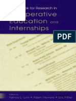 Handbook For Research in Cooperative Education and Internships