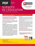 sciences de l'education