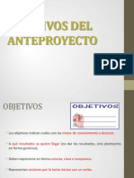 Objetivos Del Anteproyecto en PDF