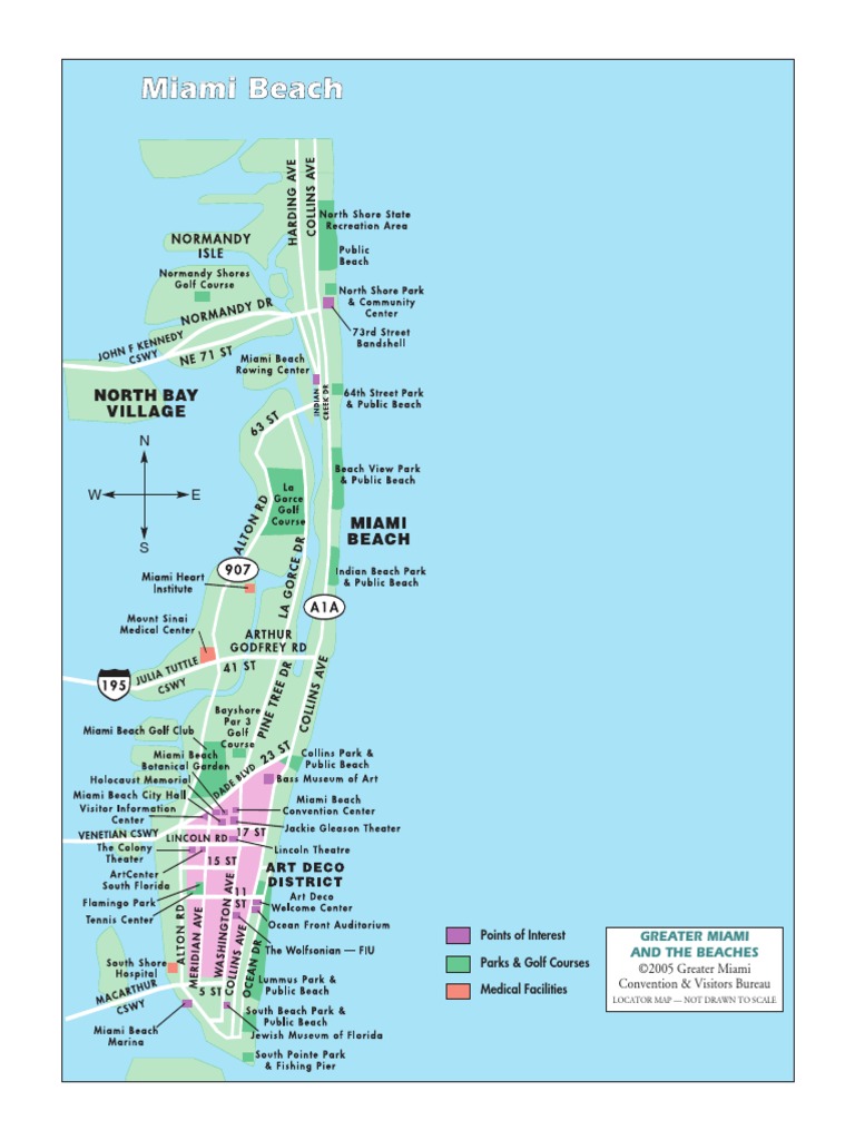Greater Miami and Beaches Locator Map | PDF