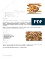 Receta de Pastas