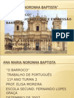TRABALHO DE PORTUGUES - BARROCO
