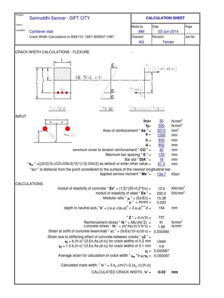 Cantilever Slab | PDF | Young's Modulus | Building Engineering