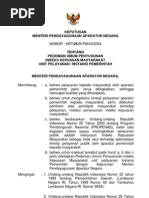 Contoh telaah staf