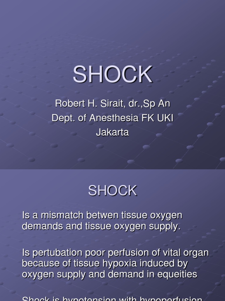 Understanding Shock: Types and Management | PDF | Self-Improvement ...