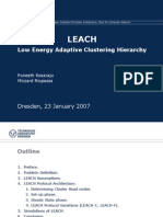 Leach Routing Protocol Implementation in ns2