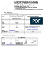 Mandatory Disclosure by Institutions Running AICTE Approved Engineering/Technology/MCA/PG Programmes To