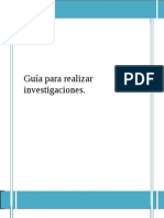 Guia Para Realizar Investigaciones