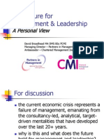 The Future For Management & Leadership