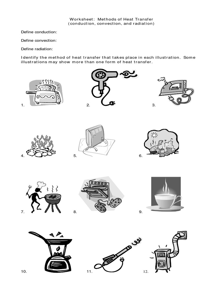 Worksheets Worksheet Methods Of Heat Transfer week 4 reading heat transfer convection