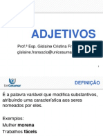 Adjetivos - Aula