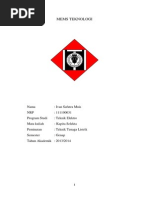 Download MEMS TEKNOLOGI by Ivan Safutra M SN227966738 doc pdf