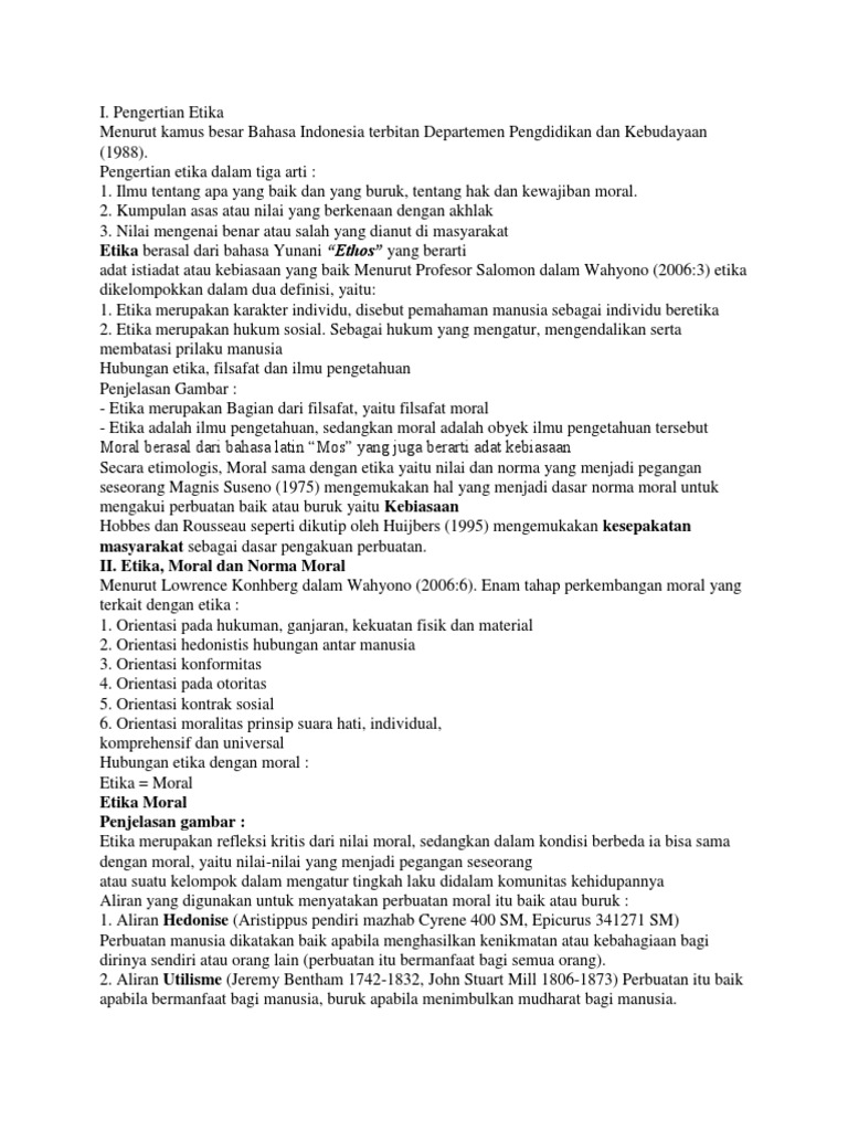 Soal Etika