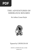 Download THE ADVENTURES OF SHERLOCK HOLMES by ubergram SN2280008 doc pdf