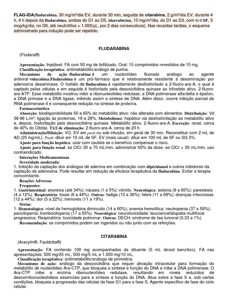 FLAGIDA Farmacocinética DNA