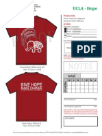 UCLA Hope Shirt Layout