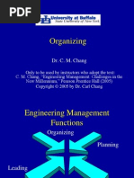 Organizing: Dr. C. M. Chang