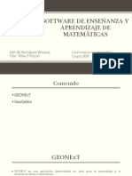 Software de Enseñanza y Aprendizaje de Matematicas