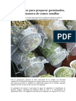 Instrucciones para Preparar Germinados