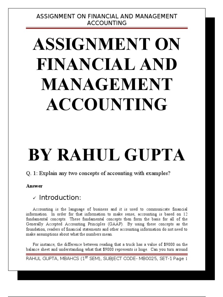 accounting tuition assignment