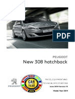 Peugeot 308 Prices and Specifications Brochure