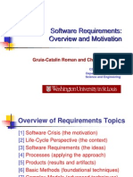 Software Requirements: Overview and Motivation: Gruia-Catalin Roman and Christopher Gill