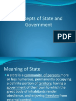 Concepts of State and Government