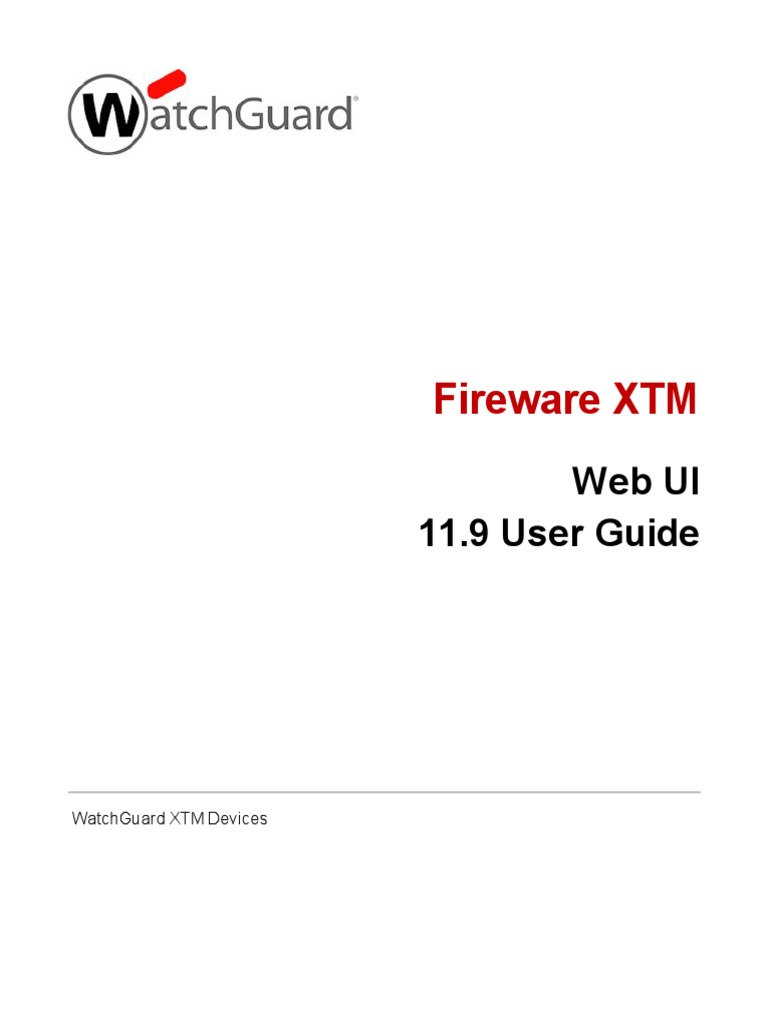 v11 9 Web UI User Guide (en-US) | PDF | Virtual Private Network | Proxy ...