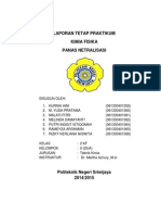 Laporan Tetap Panas Netralisasi