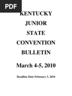 Download 2009-2010 Kentucky Junior Convention Bulletin 2 by techman388 SN22806317 doc pdf