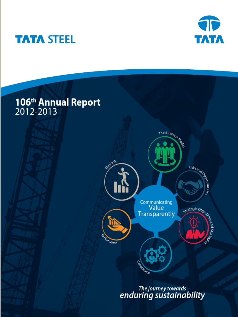 Tata Steel Annual Report 1213 PDF Strategic Management Governance