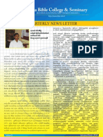 Lanka Bible College & Seminary: Quarterly News Letter