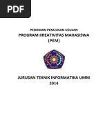 Pedoman Proposal PKM 2014-2015