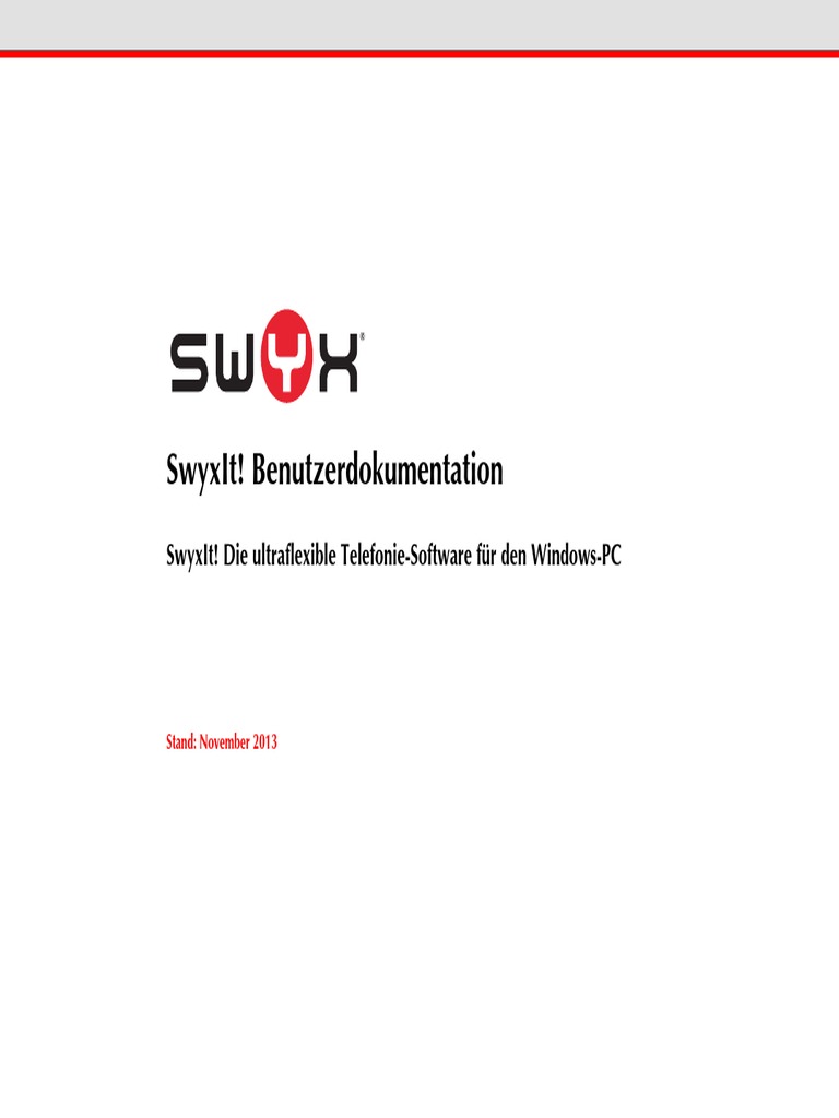 SwyxIt! German | PDF