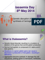 World Thalassemia Day-8th May 2014