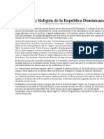 Cultura y Religión de La República Dominicana