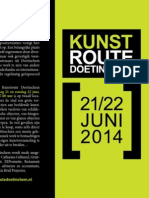 Folder Kunstroute Doetinchem 2014