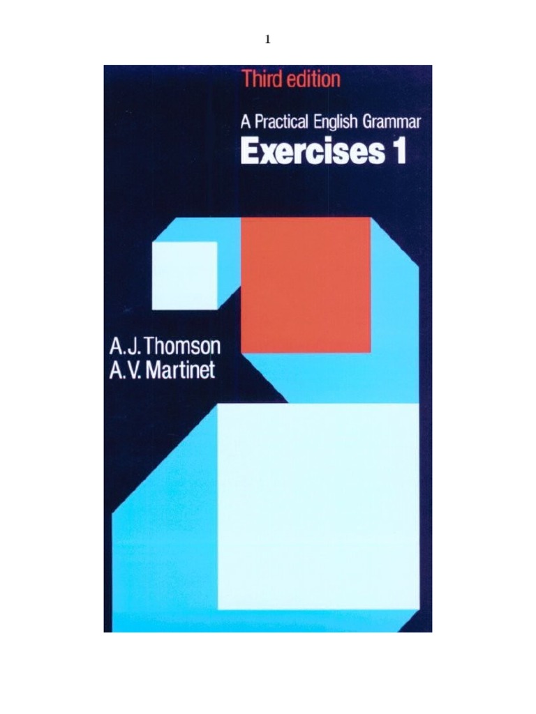 A Pratical English Grammar - Exercises 1 | PDF | Semantic Units | Style ...